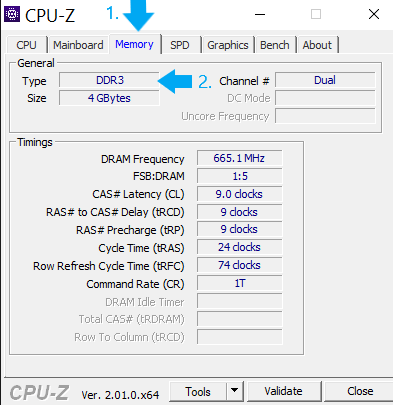 Check RAM DDR